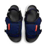 Jordan LS Slides in Blue Angle 1