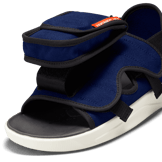 Jordan LS Slides in Blue Angle 7