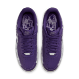 Nike Air Force 1 Low 07 QS Purple Skeleton Halloween (2021) Angle 1