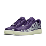 Nike Air Force 1 Low 07 QS Purple Skeleton Halloween (2021) Angle 2
