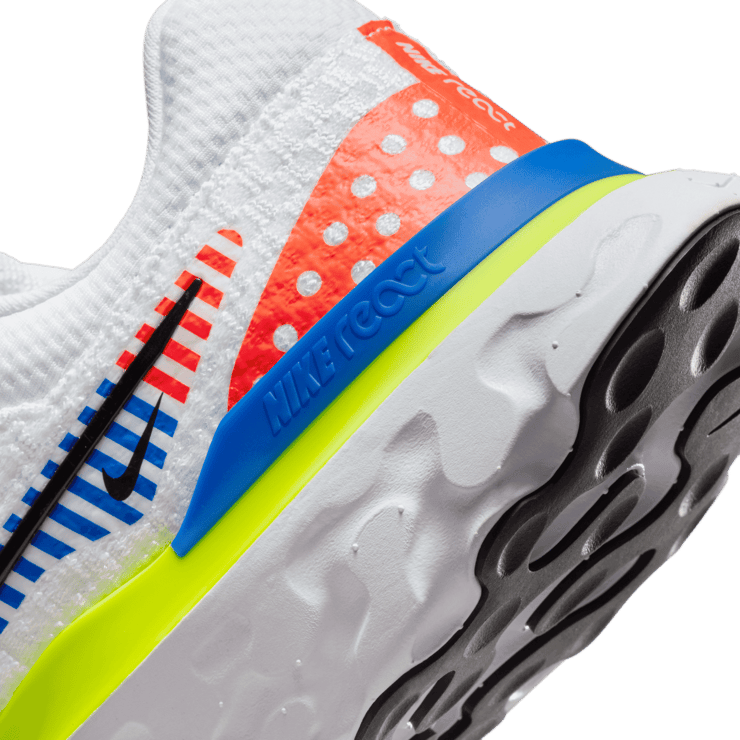 Nike React Infinity Run Flyknit 3 Premium Road Running Shoes Angle 5