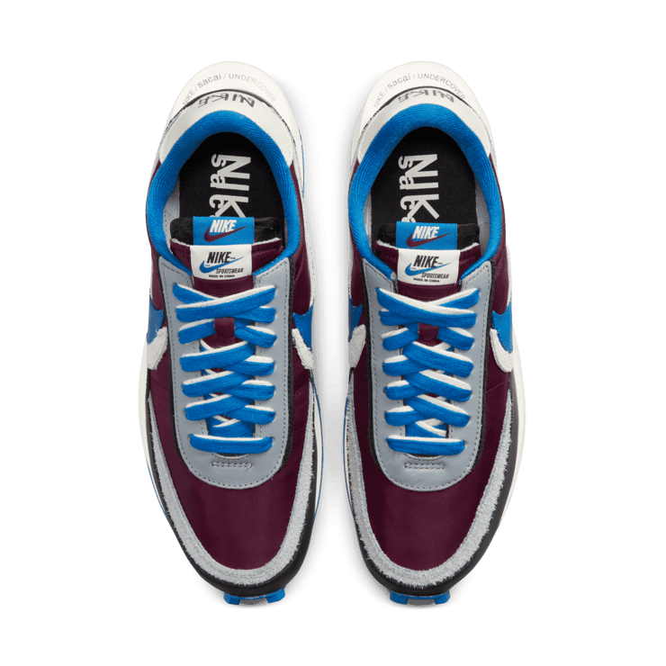 Nike LD Waffle sacai Undercover Team Royal Angle 1