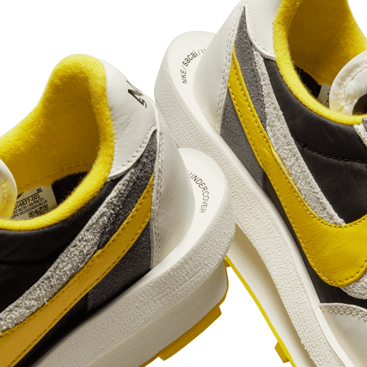 Nike LD Waffle sacai Undercover Bright Citron Angle 8