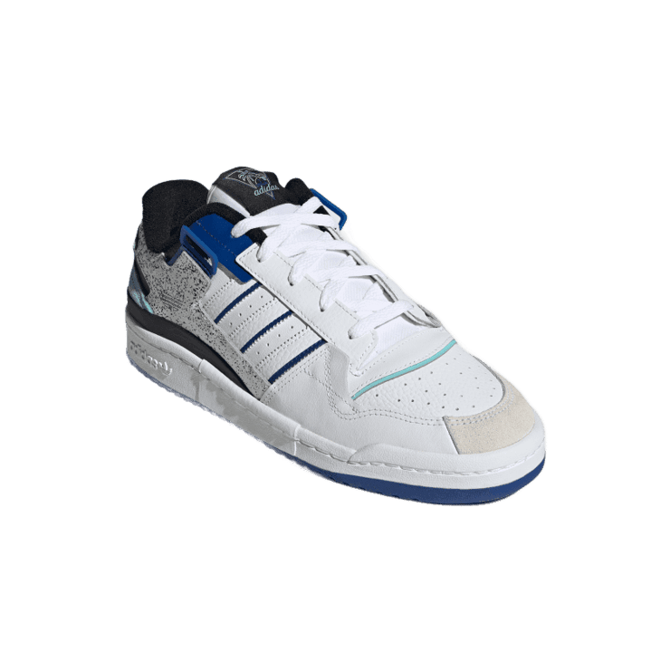 adidas Forum Exhibit Low Shoes Cloud White Angle 2