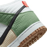 Nike Dunk High Toasty White Brown Green (W) Angle 5
