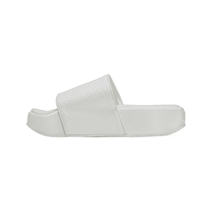 adidas Y-3 Slides Core White Angle 4