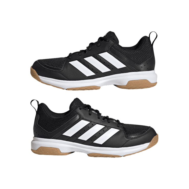adidas Ligra 7 Indoor Shoes Core Black Angle 5
