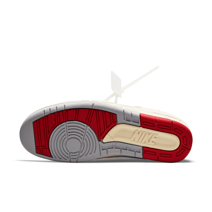 Jordan 2 Retro Low SP Off-White White Red Angle 0