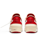Air Jordan 2 Retro Low SP Off-White White Red Angle 3