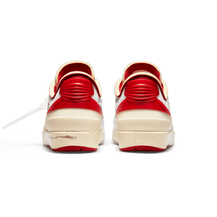 Air Jordan 2 Retro Low SP Off-White White Red Angle 3