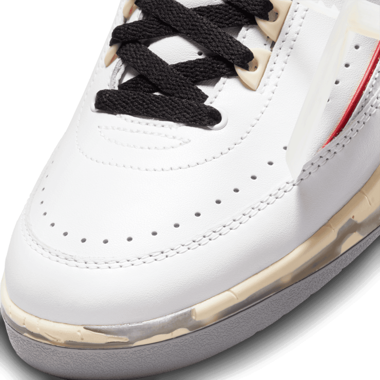 Jordan 2 Retro Low SP Off-White White Red Angle 4