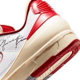 Air Jordan 2 Retro Low SP Off-White White Red Angle 5
