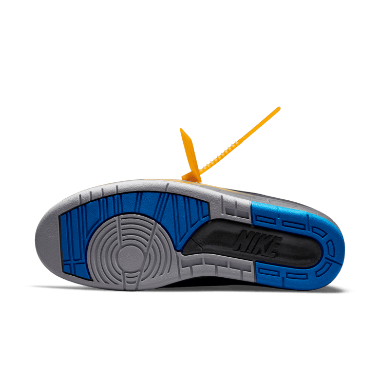 Air Jordan 2 Retro Low SP Off-White Black Blue Angle 0