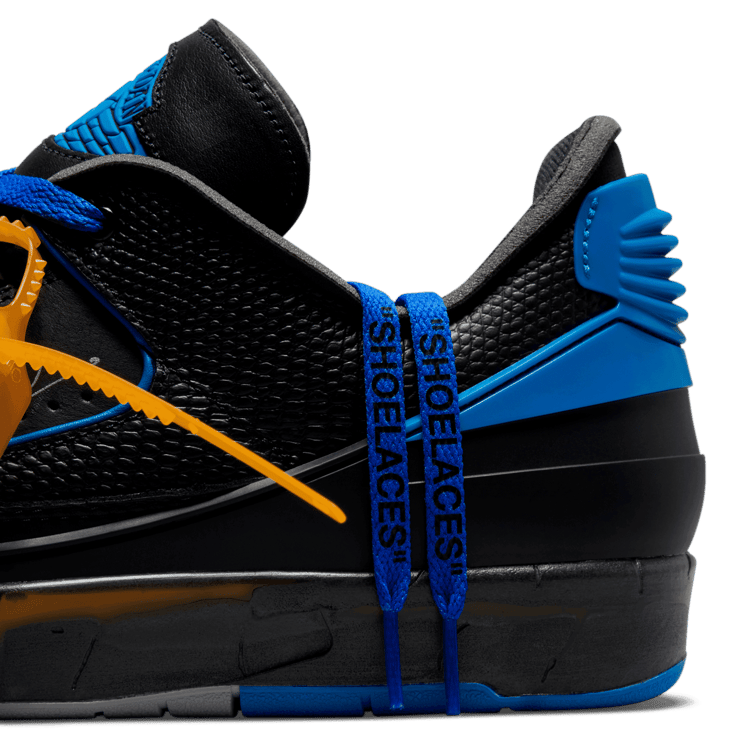 Air Jordan 2 Retro Low SP Off-White Black Blue Angle 10