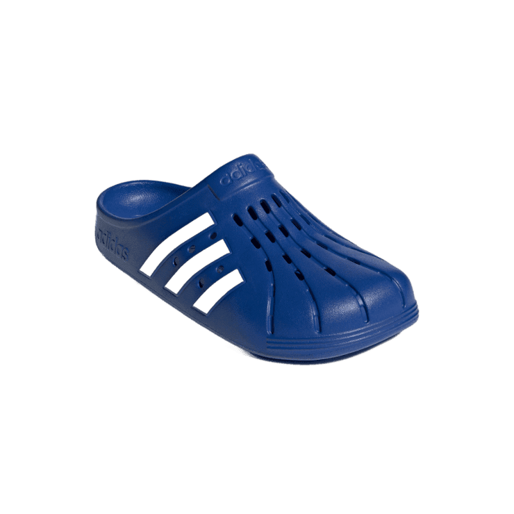 adidas Adilette Clogs Royal Blue Angle 2