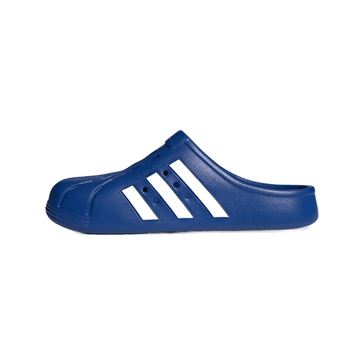 adidas Adilette Clogs Royal Blue Angle 4