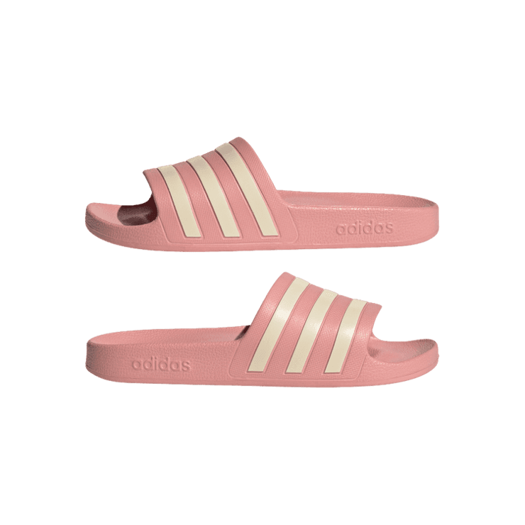 adidas Adilette Aqua Slides Wonder Mauve Angle 5