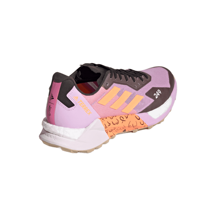 adidas TERREX AGRAVIC ULTRA BCA TRAIL RUNNING SHOES Bliss Lilac Angle 3