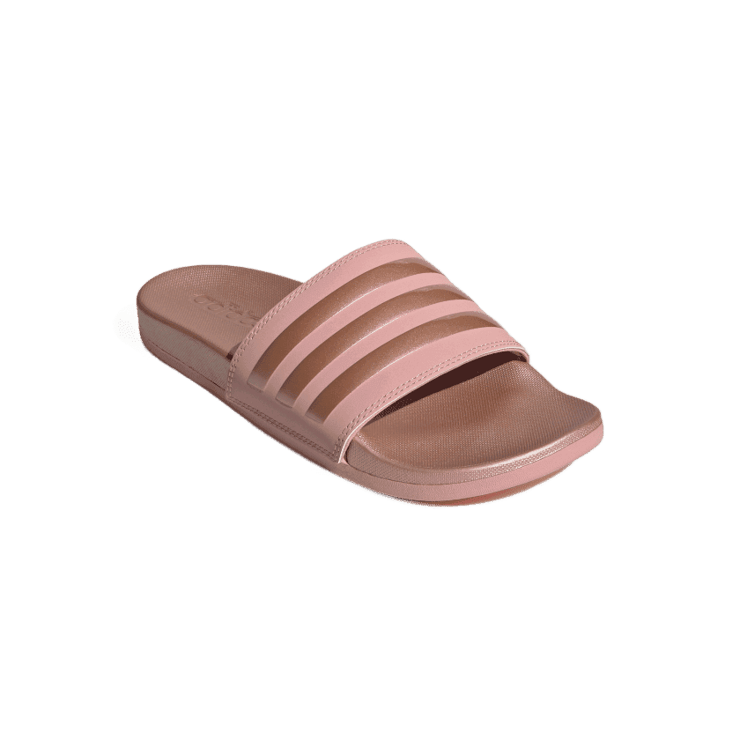 adidas Adilette Comfort Slides Wonder Mauve Angle 2