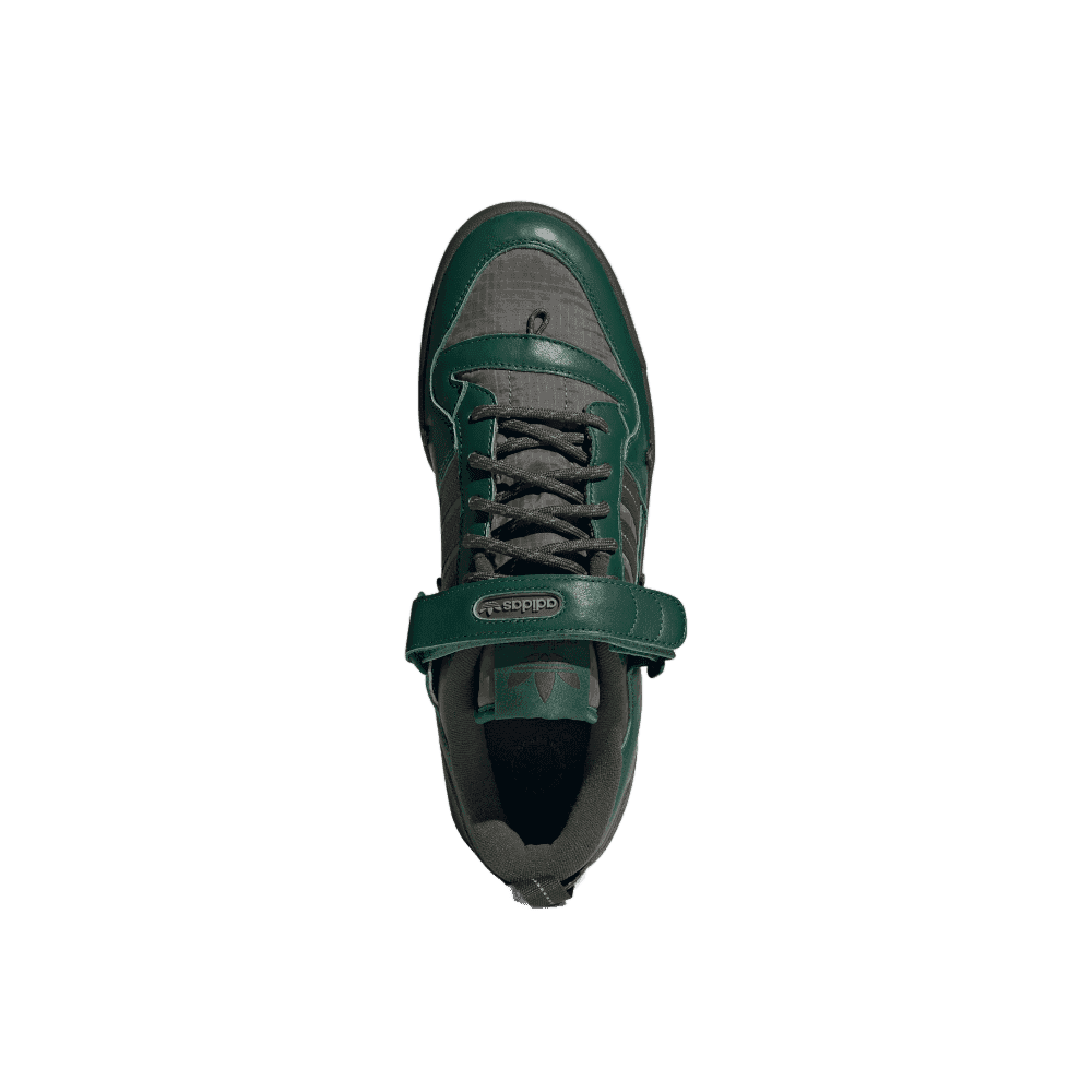 adidas Forum 84 Camp Low Shoes Dark Green 3.5 Mens Angle 1