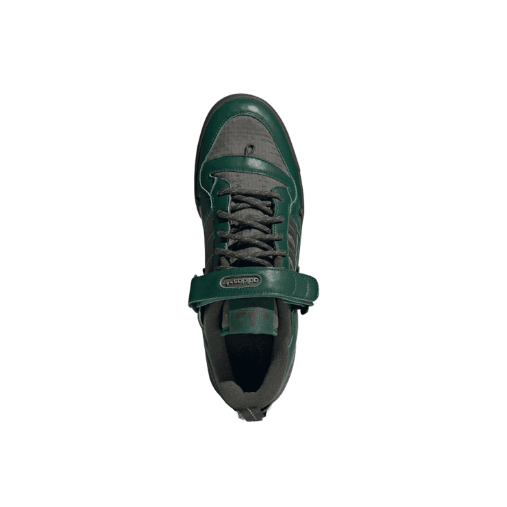 adidas Forum 84 Camp Low Shoes Dark Green 3.5 Mens Angle 1