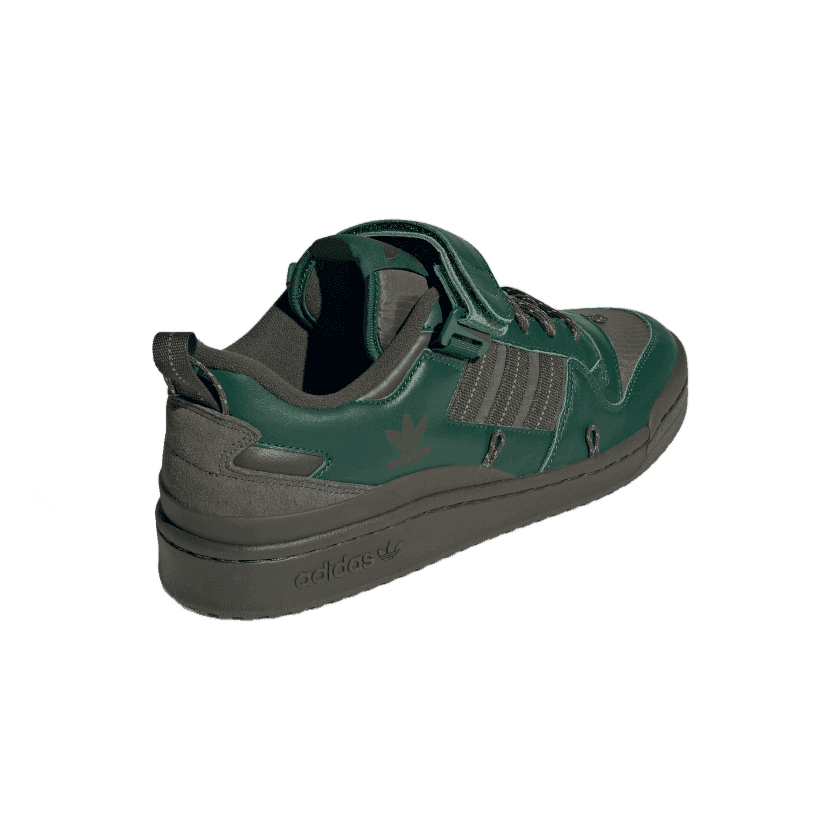 adidas Forum 84 Camp Low Shoes Dark Green 3.5 Mens Angle 4