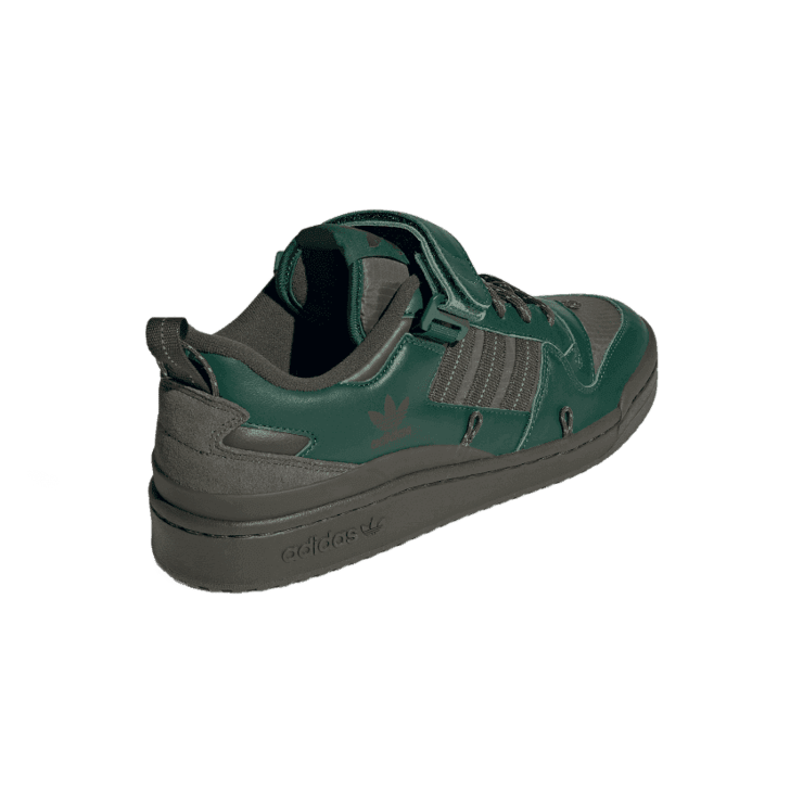 adidas Forum 84 Camp Low Shoes Dark Green 3.5 Mens Angle 4