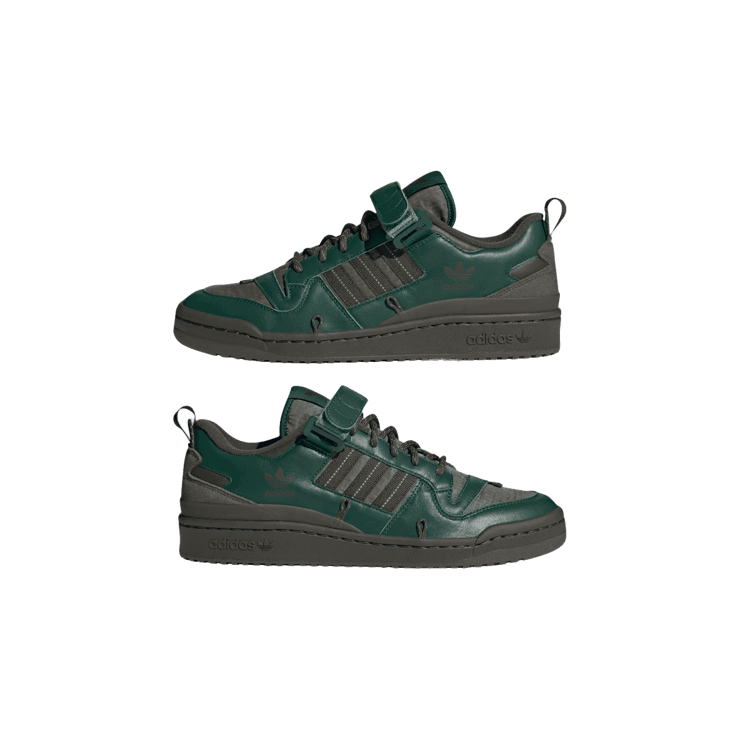 adidas Forum 84 Camp Low Shoes Dark Green 3.5 Mens Angle 6