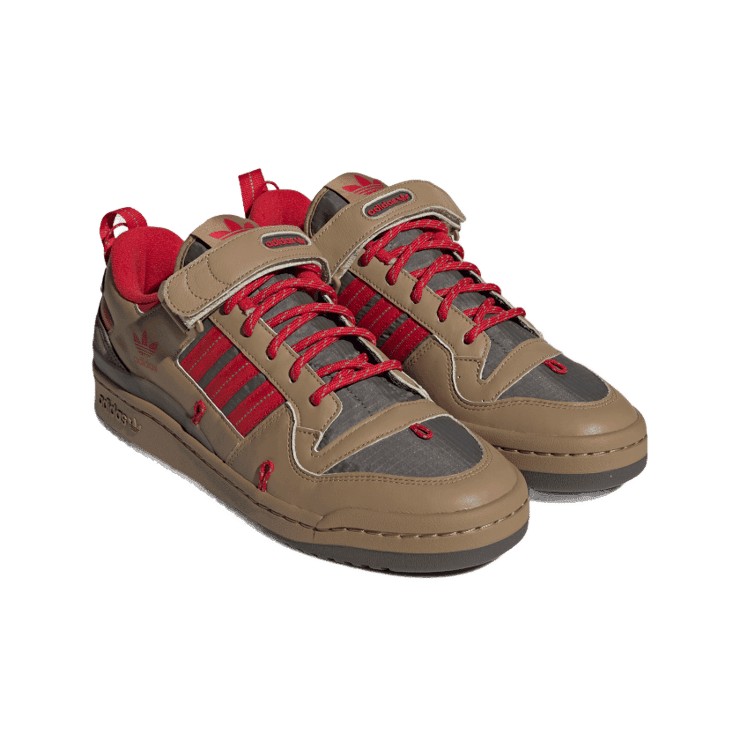 adidas Forum 84 Camp Low Shoes Cardboard 3.5 Mens Angle 0