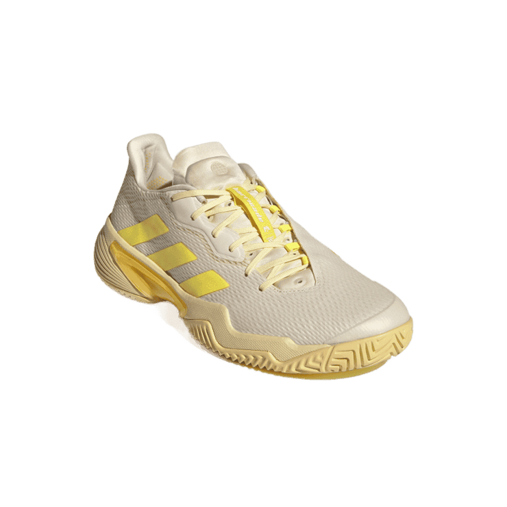 adidas Barricade Tennis Shoes Ecru Tint 14 Mens Angle 2