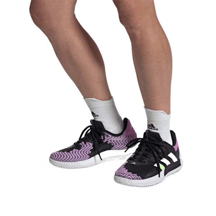 adidas SoleMatch Control Tennis Shoes Core Black Angle 0
