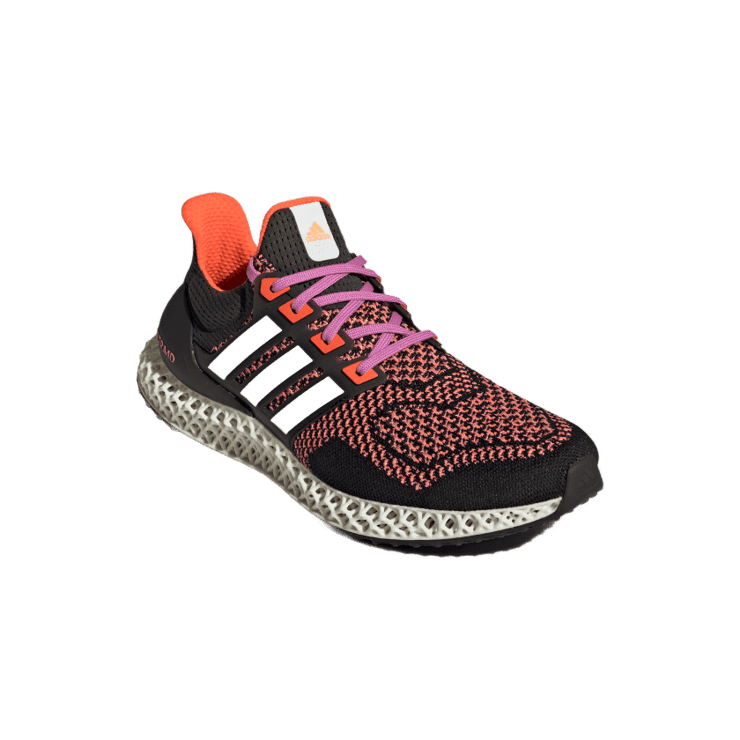 adidas Ultra 4D Shoes Core Black Angle 3