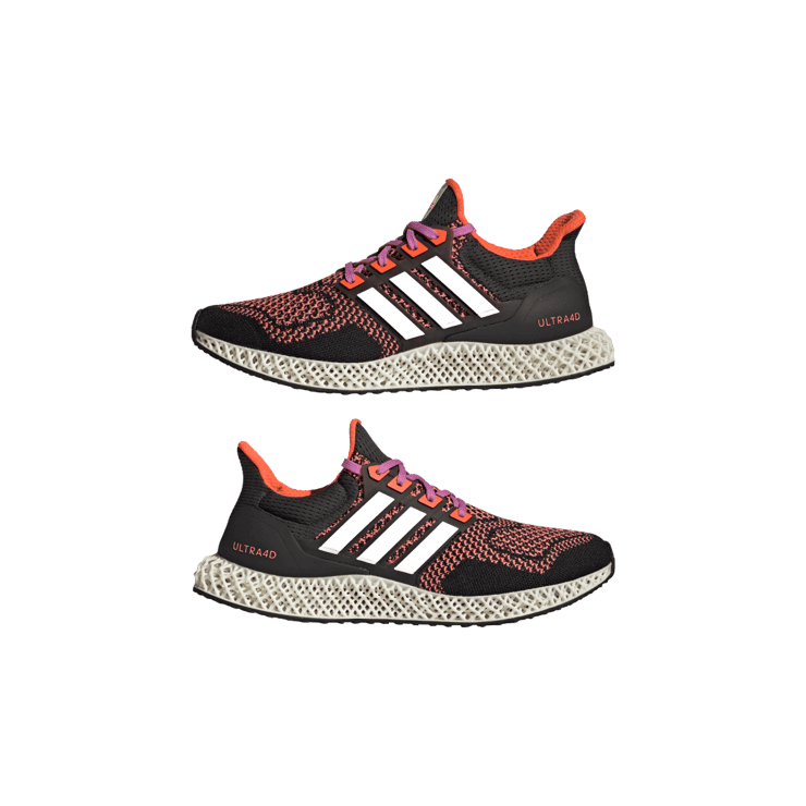 adidas Ultra 4D Shoes Core Black Angle 6