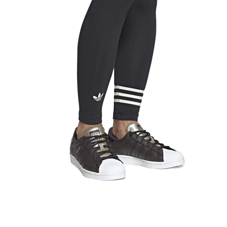 adidas Superstar Shoes Night Brown Angle 0