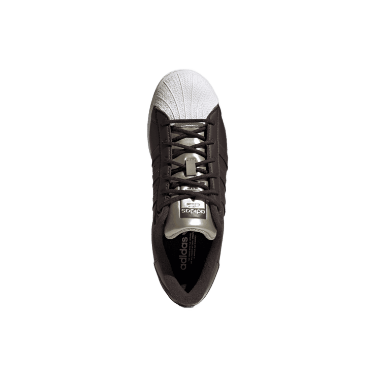 adidas Superstar Shoes Night Brown Angle 1