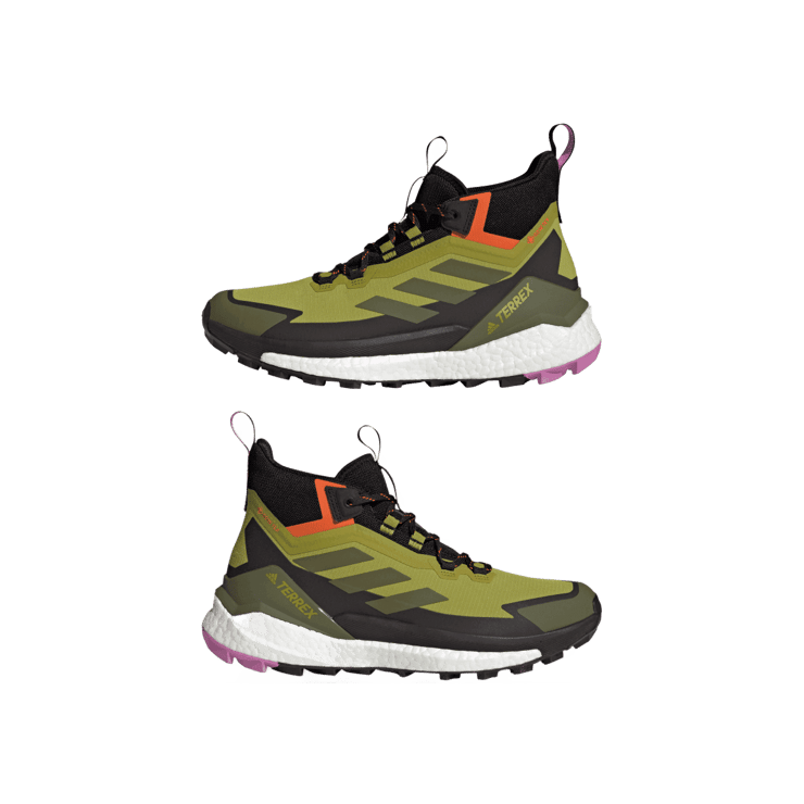 adidas TERREX Free Hiker 2 GORE-TEX Hiking Shoe Pulse Olive Angle 5