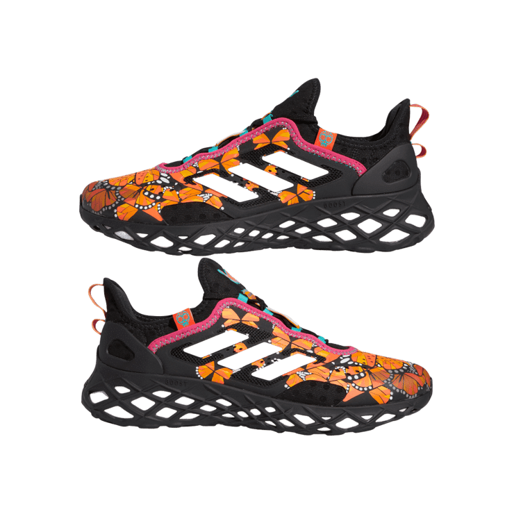 adidas Web Boost Día de los Muertos Shoes Core Black Angle 5