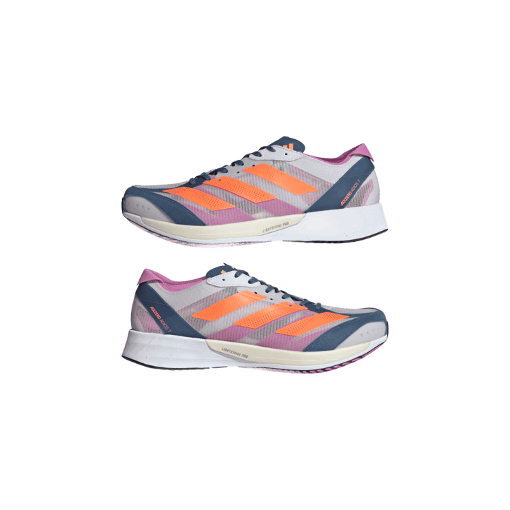 adidas Adizero Adios 7 Shoes Dash Grey Angle 5