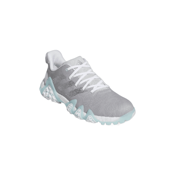 adidas CODECHAOS 22 Spikeless Golf Shoes Grey One Angle 2