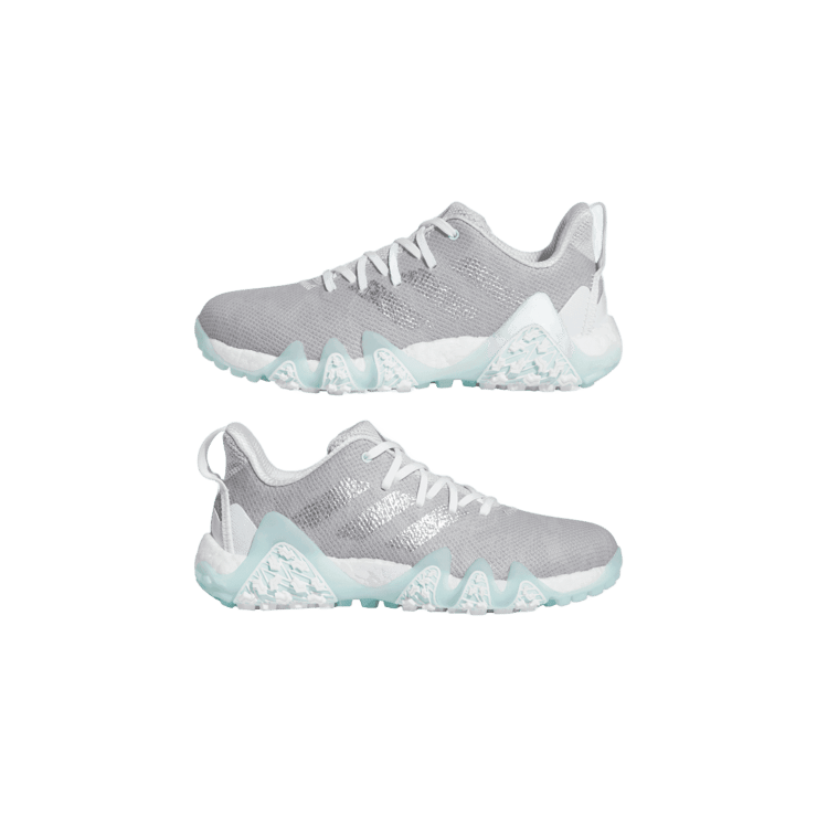 adidas CODECHAOS 22 Spikeless Golf Shoes Grey One Angle 5