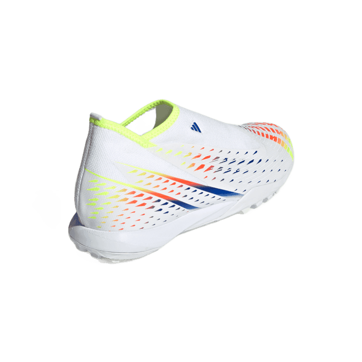 adidas Predator Edge.3 Laceless Turf Soccer Shoes Cloud White Angle 4