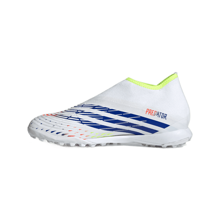 adidas Predator Edge.3 Laceless Turf Soccer Shoes Cloud White Angle 5