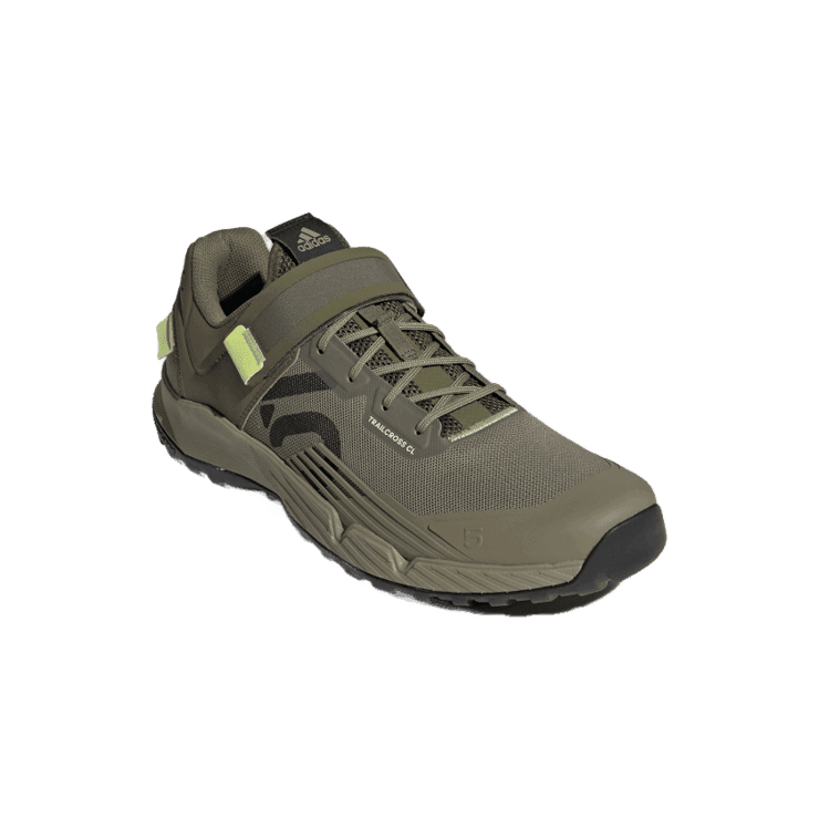 adidas Five Ten Trailcross Clip-In Mountain Bike Shoes Orbit Green Angle 2