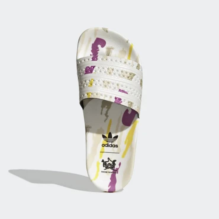 adidas Adilette Thebe Magugu Slides Cloud White Angle 0
