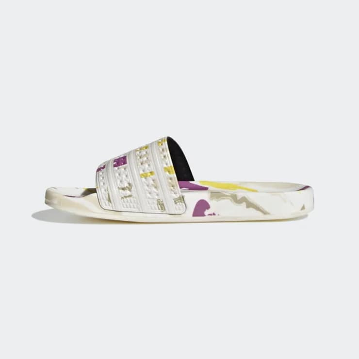 adidas Adilette Thebe Magugu Slides Cloud White Angle 2