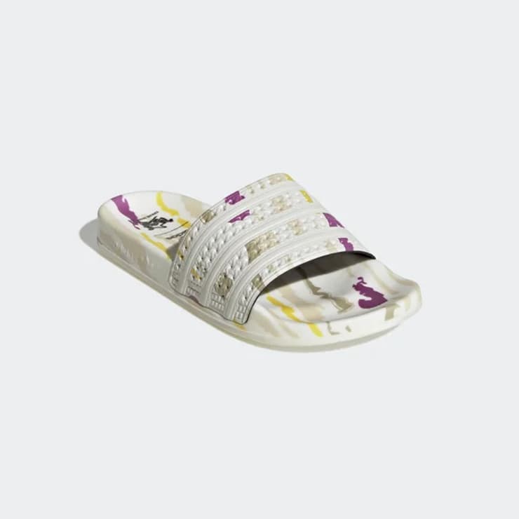 adidas Adilette Thebe Magugu Slides Cloud White Angle 3
