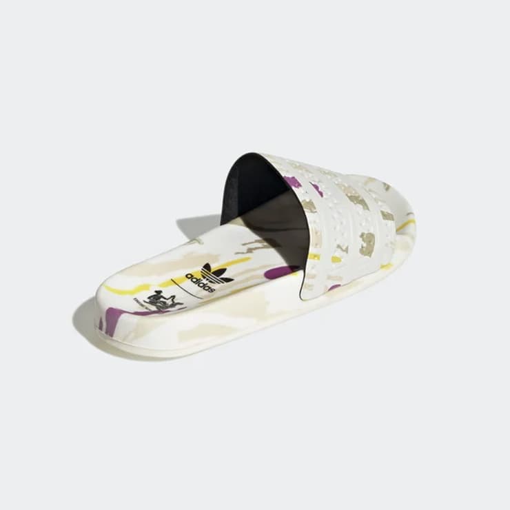 adidas Adilette Thebe Magugu Slides Cloud White Angle 4
