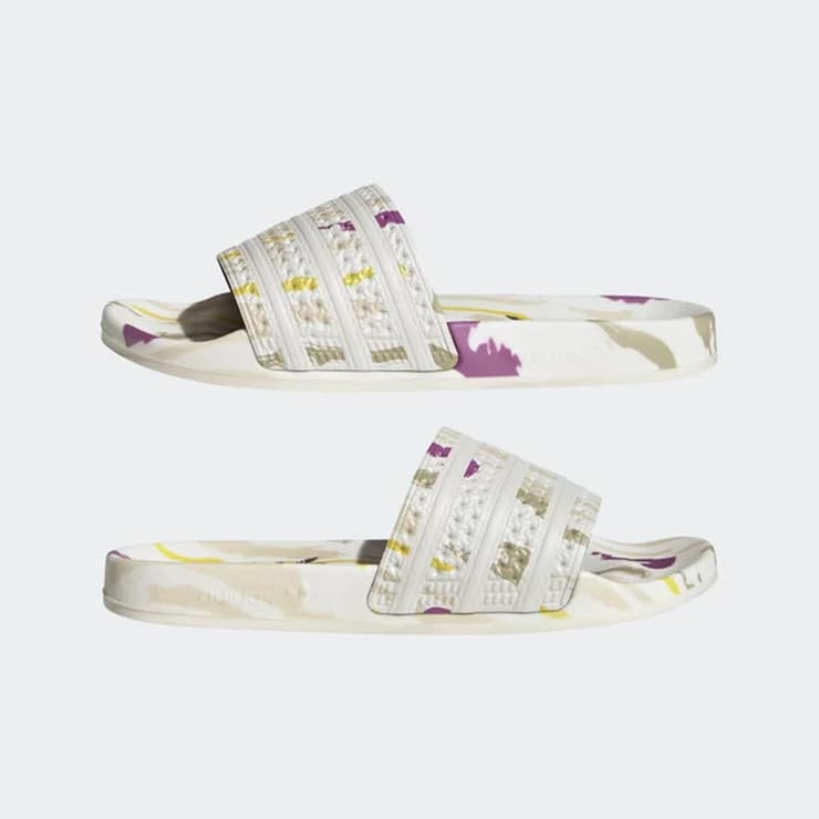 adidas Adilette Thebe Magugu Slides Cloud White Angle 7