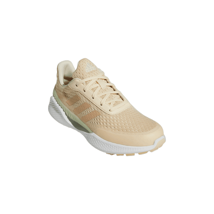 adidas Women's Summervent Spikeless Golf Shoes Ecru Tint Angle 2