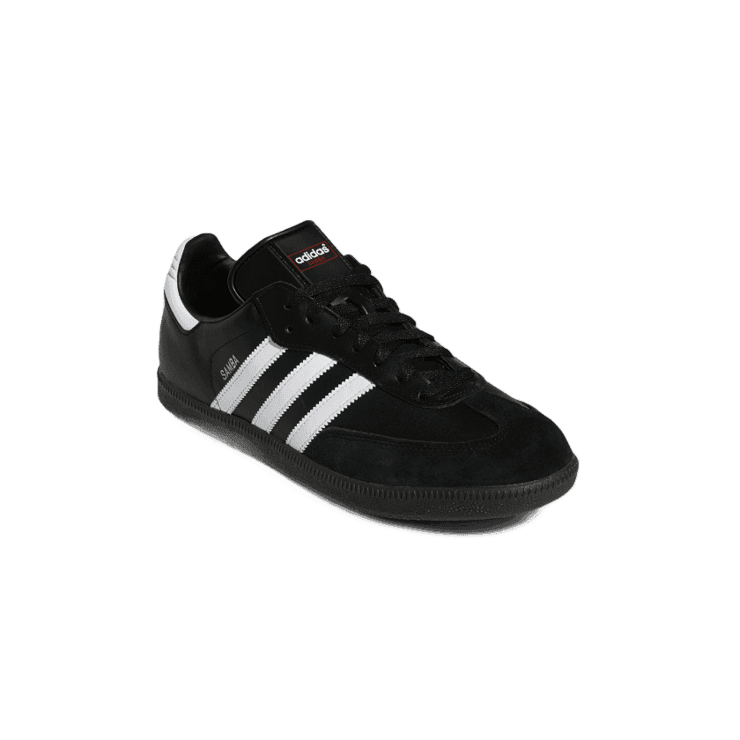 adidas Samba Leather Shoes Core Black Angle 7